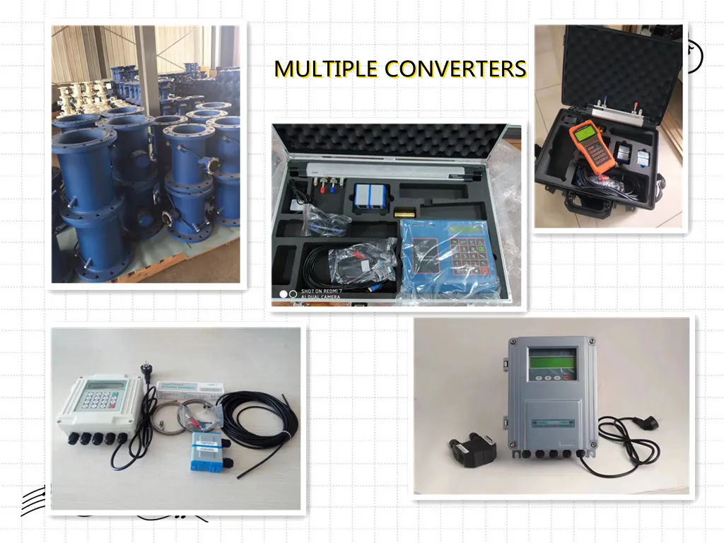 Liquid Water Acetic Acid External Type Ultrasonic Flow Meter