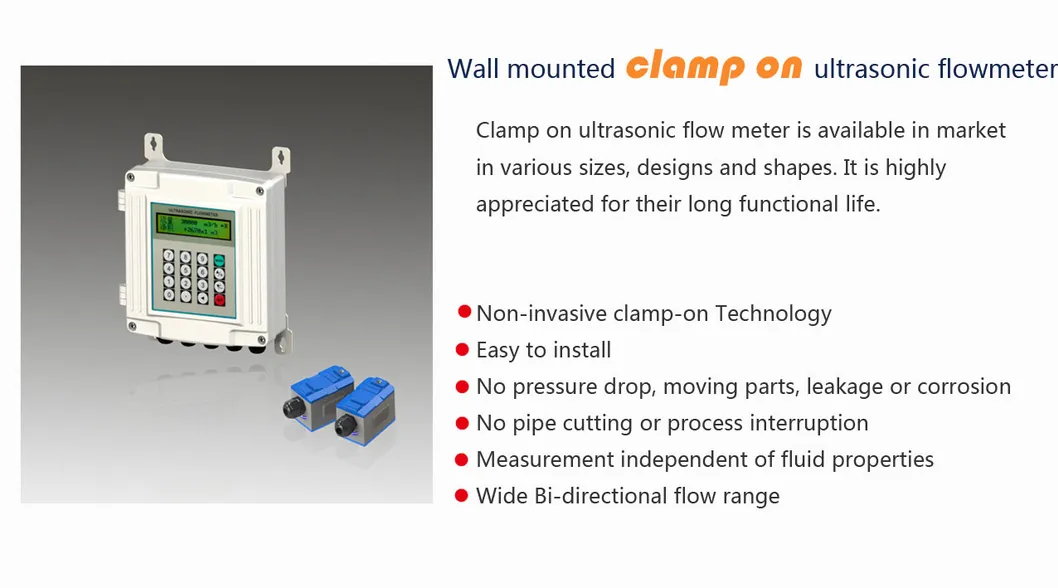 Low Price Ultrasonic Heat Meter Hot Water Flow Meter Tuf-2000