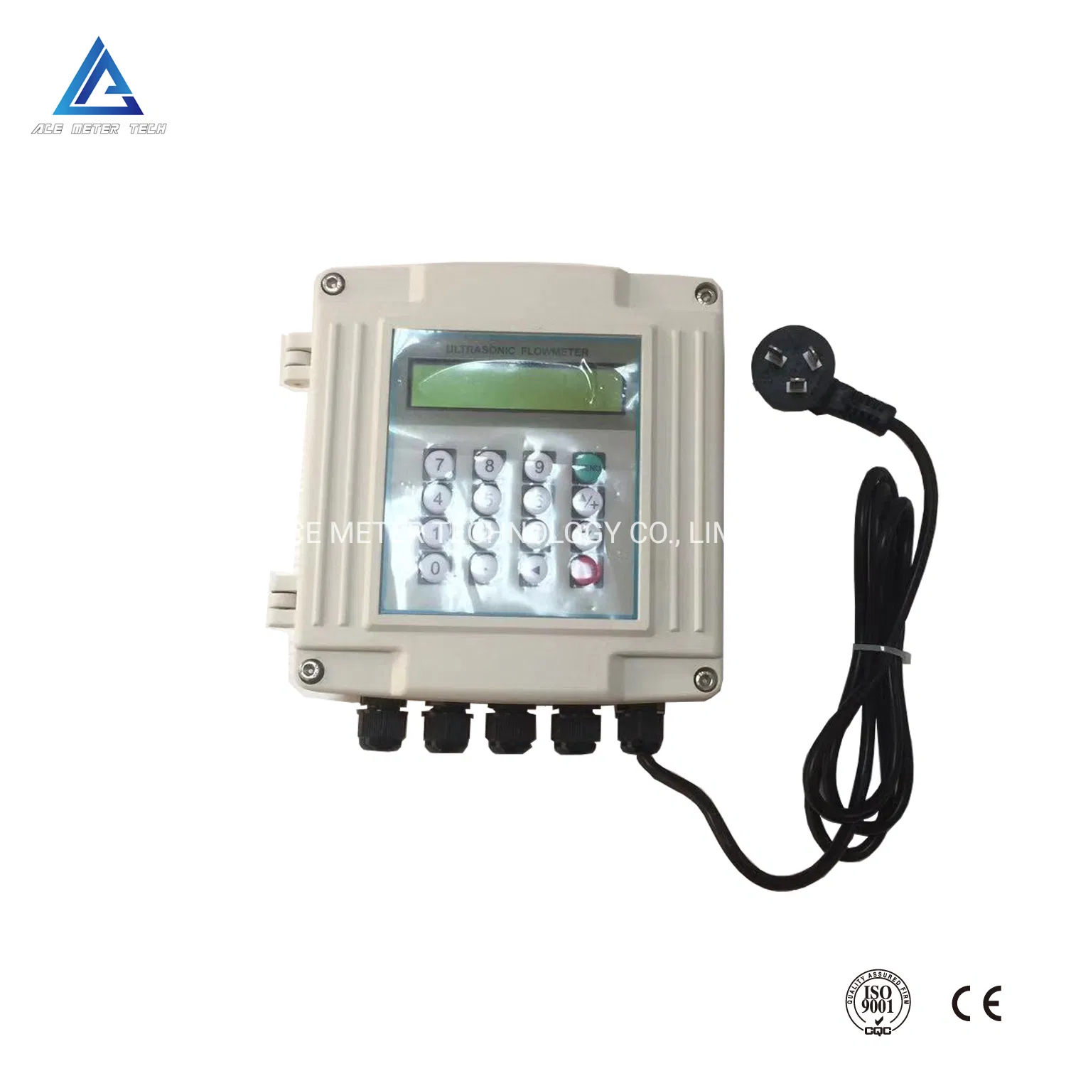 Low Price Wall Mounted Ultrasonic Flowmeter Water Insertion Liquid Flow Meter