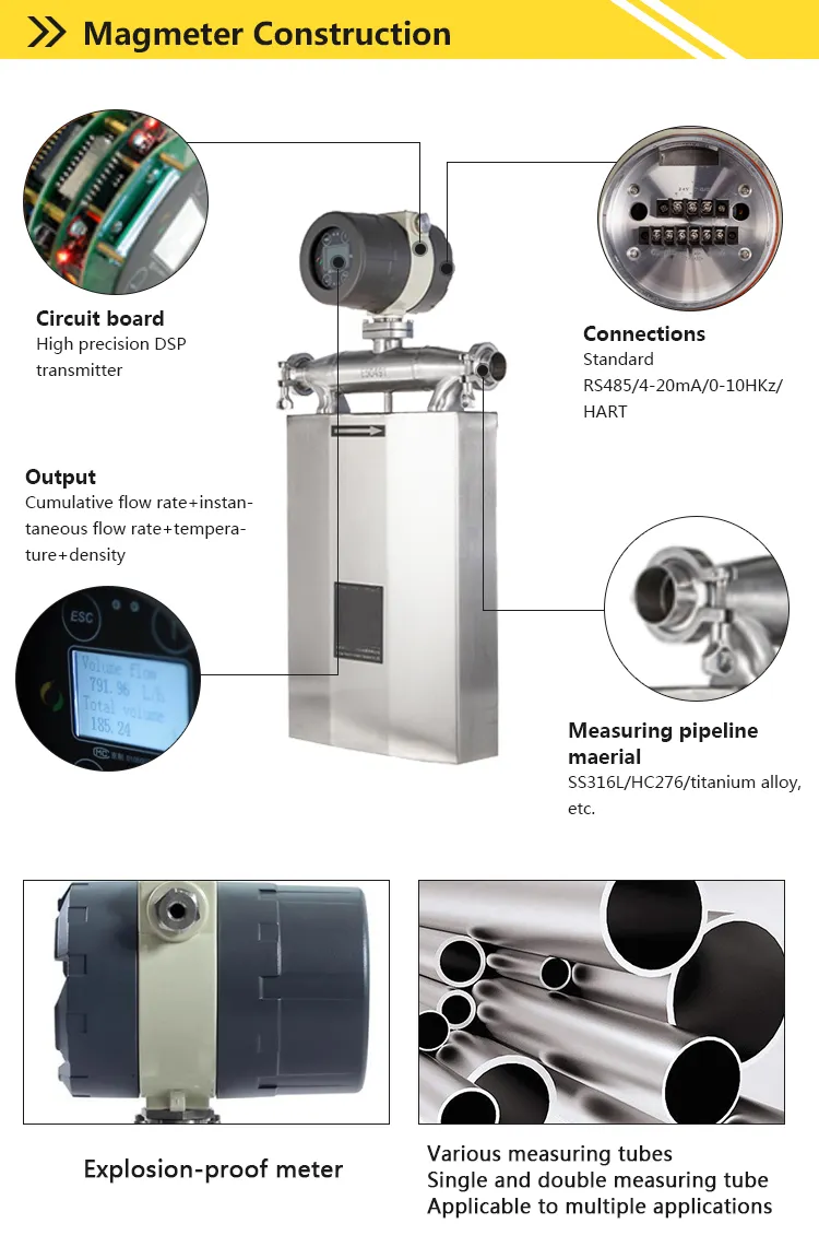 Macsensor 0.1 Precision Grade Competitive Price Diesel Working Principle Coriolis Mass Flow Meter