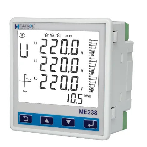 Me238 Best Product AC Smart Digital Electronic LCD Display Panel Mounting Multimeters