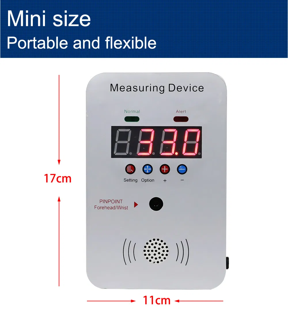 Mini Railway Station Port Human Body Forehead Wrist Infrafed Thermometer