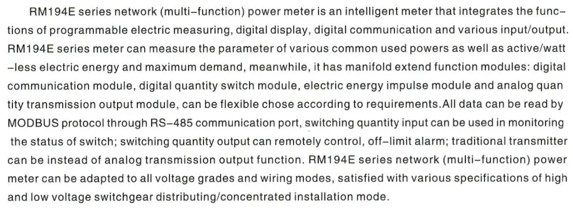 Multi-Function Power Meter with LCD