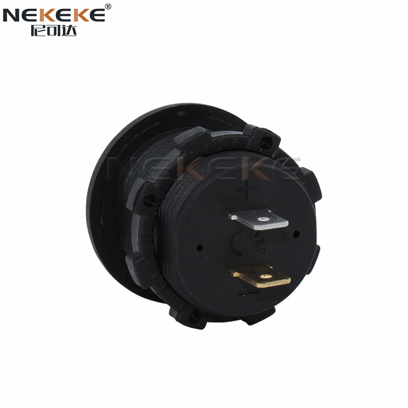 Nekeke Waterproof Universal 12V 24V Car Van Boat Marine LED Digital Voltmeter