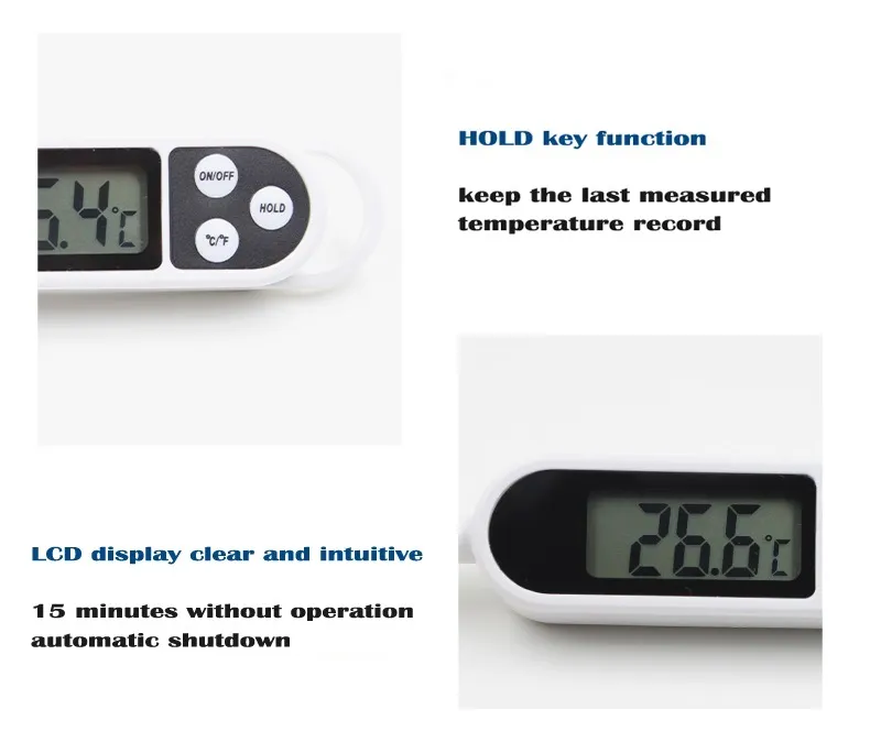 Popular Digital Food Cooking Thermometer Instant Read Meat Thermometer