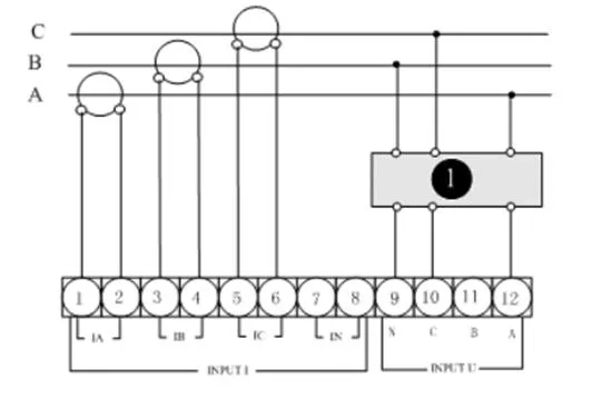 Power Analysis Smart Meter Remote Wireless WiFi Three Phase Multimeter