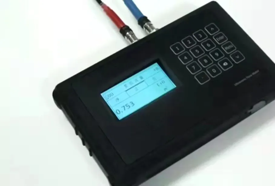 RS485 / 4-20mA / Oct Output Handheld Portable Ultrasonic Water Flow Meter