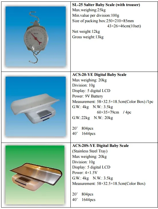 Salter Baby Scale, Infant Weighing Scale, Hanging Spring Scale (SL-25)
