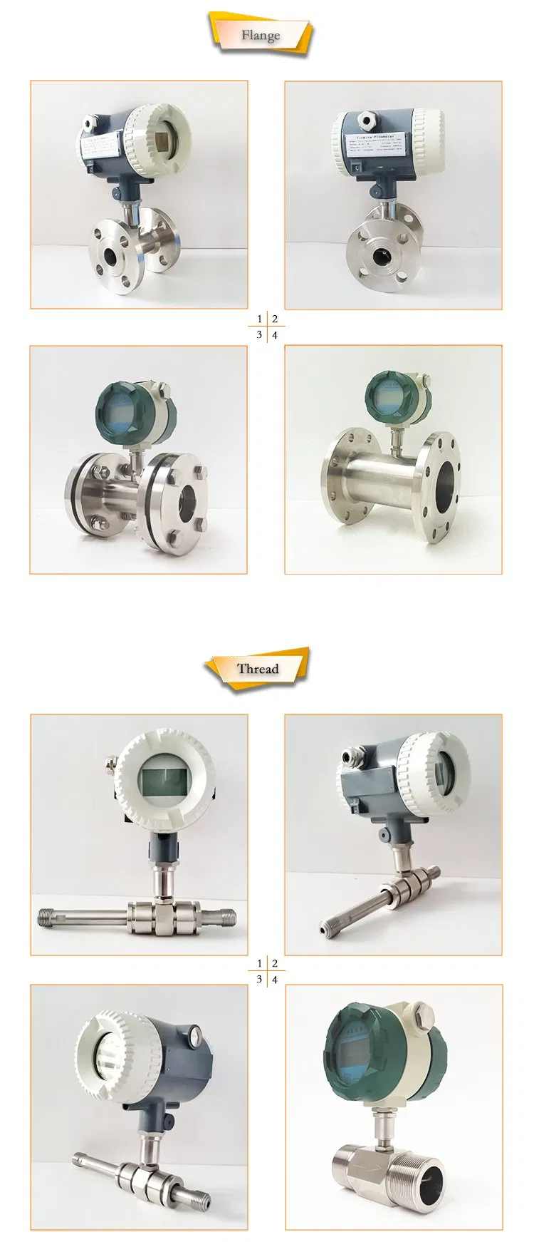 Shanghai Cixi High Accuracy Digital Milk Turbine Flow Meter Milk Flow Meter
