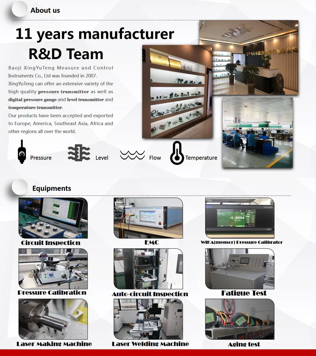 Stainless Steel Water Pressure Gauge