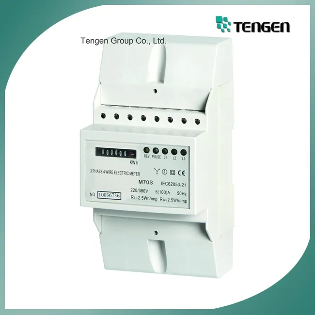 The Mounting Three Phase Electronic Kwh Meter Model Is 70SA