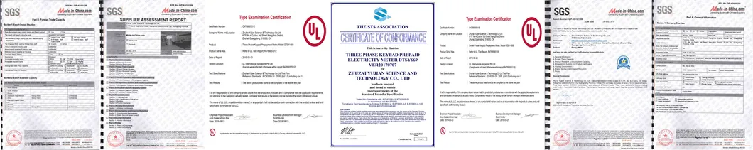 Three Phase 3p4w Electronic Meter with CPU Card
