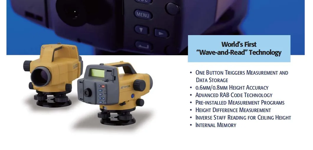 Topcon Dl503 Digital Survey Level Total Station with Laser Leveling