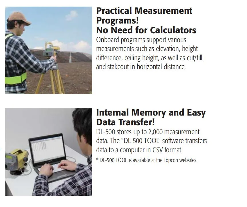 Topcon Dl503 Digital Survey Level Total Station with Laser Leveling