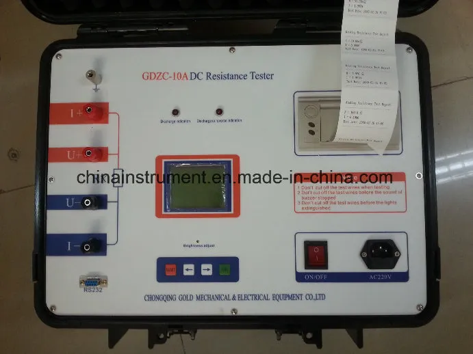 Transformer Winding Resistance Tester