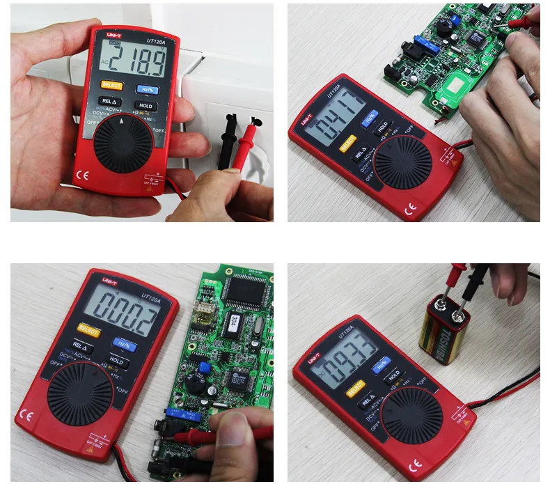 UNI-T Handheld Digital Multimeter UT120A Auto Range Continuity Buzzer Multimeter