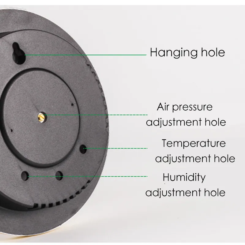 Wall Mounted Multifunction Thermometer Hygrometer High Accuracy Pressure Gauge Air Weather Instrument Barometers