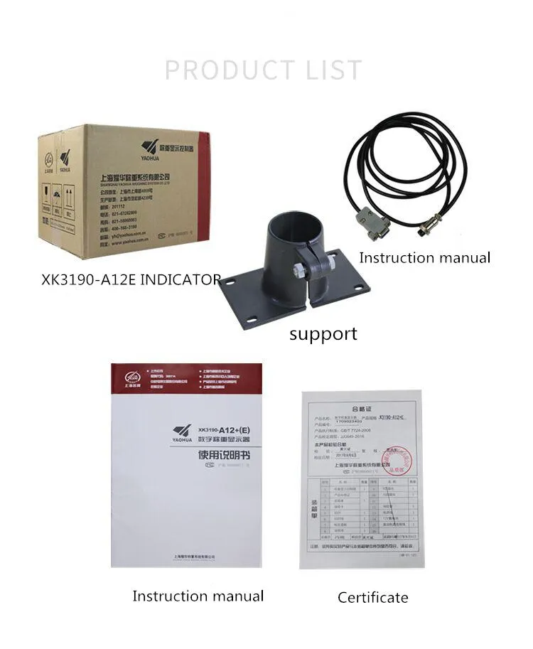 Yaohua Weighing Indicator Xk3190-A12e