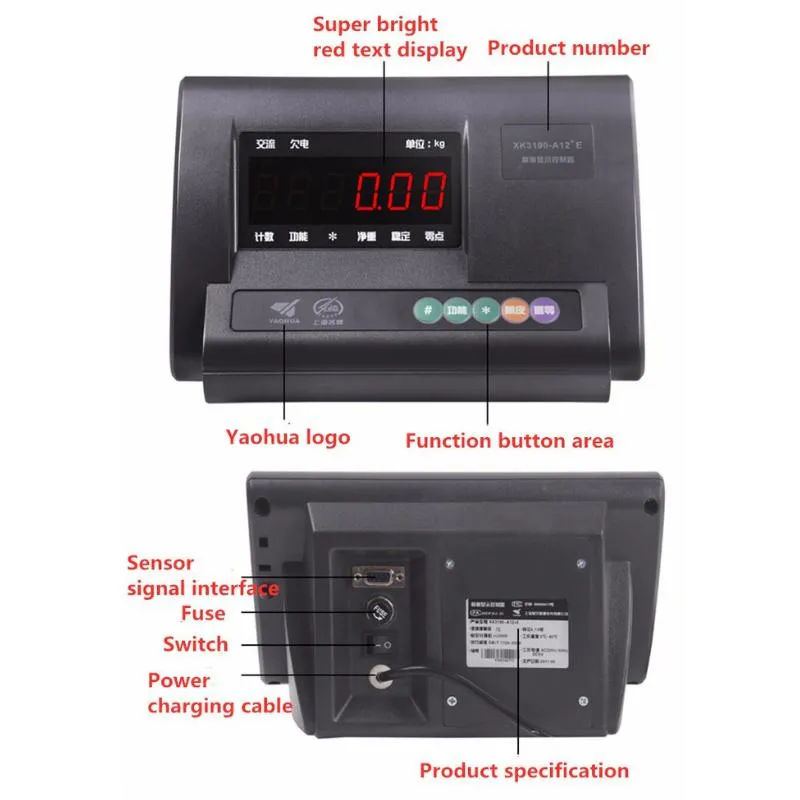 Yaohua Weighing Indicator Xk3190-A12e